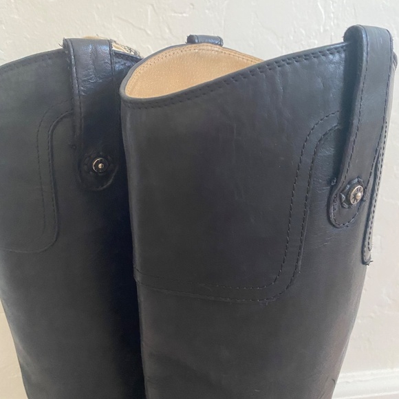 FRYE Tall Riding Boot new cond. 8.5 Black - Picture 2 of 4